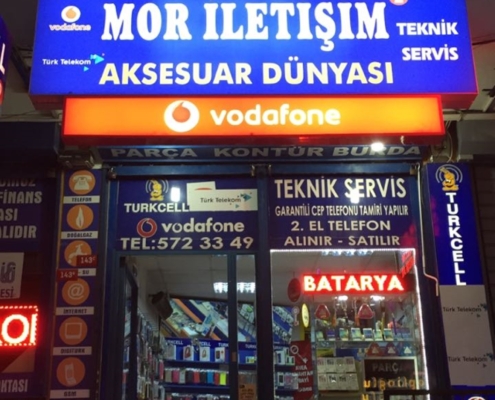 Ataşehir ışıklı tabela